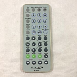 Initial RC-1700 Remote‎ Control DVD Player Tested Working